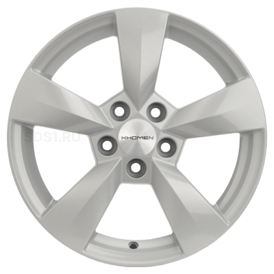 Khomen Wheels 6x15/5x100 ET38 D57,1 U-Spoke 504 (15_Rapid) F-Silver
