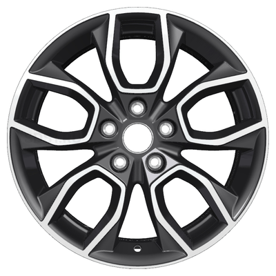 Khomen Wheels 7x17/5x114,3 ET45 D67,1 U-Spoke 713 (17 ZV CX-5) Black-FP