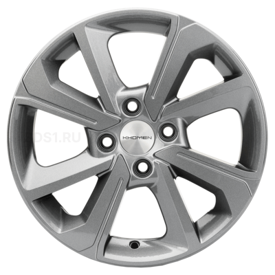 Khomen Wheels 6x15/4x100 ET46 D54,1 V-Spoke 501 (15_Rio II) Gray