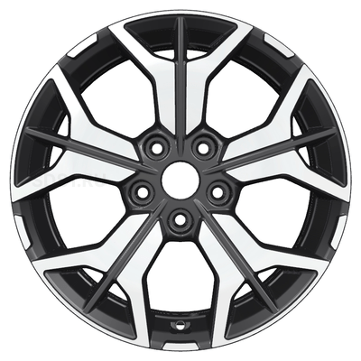 Khomen Wheels 7x17/5x114,3 ET39 D60,1 Y-Spoke 715 (ZV 17_RAV4) Black-FP
